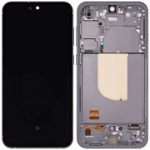 Bloc écran OLED avec cadre pour Samsung Galaxy S23 FE 5G (US & International Version) (reconditionné) (graphite) – Image 2