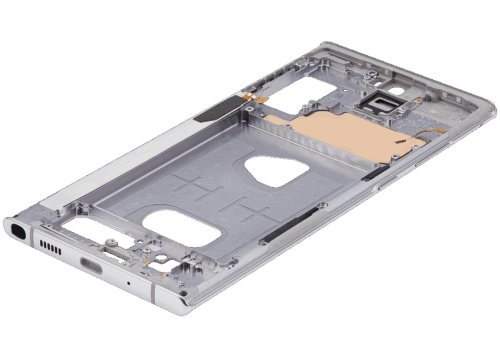 Boîtier intermédiaire pour Samsung Galaxy Note 10 Plus (Blanc Aura) – Image 6