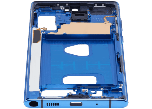 Boîtier intermédiaire pour Samsung Galaxy Note 10 Plus (Bleu Aura) – Image 7