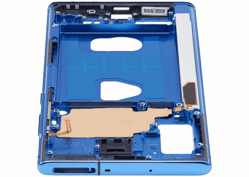 Boîtier intermédiaire pour Samsung Galaxy Note 10 Plus (Bleu Aura) – Image 8