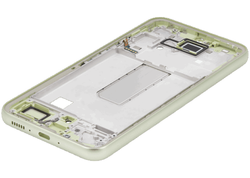 Boîtier intermédiaire pour Samsung Galaxy A34 (A346 / 2023) (Vert citron) – Image 6
