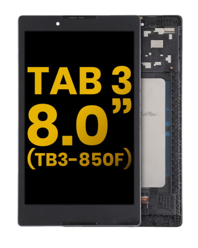 LCD Assembly With Frame For Lenovo Tab 3 (TB3-850) (HD) (Black Denim) (Refurbished)