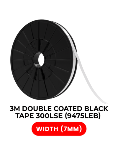 Double-Sided High Strength Polyester Tape 300LSE (7MM x 25M) (3M Model # 9475LEB)
