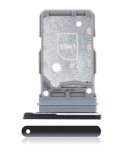 Tiroir double carte SIM pour Samsung Galaxy S21 (noir)