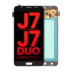 OLED Assembly Without Frame For Samsung Galaxy J7 / J7 Duo (J710 / 2016) (Aftermarket Plus) (Black)