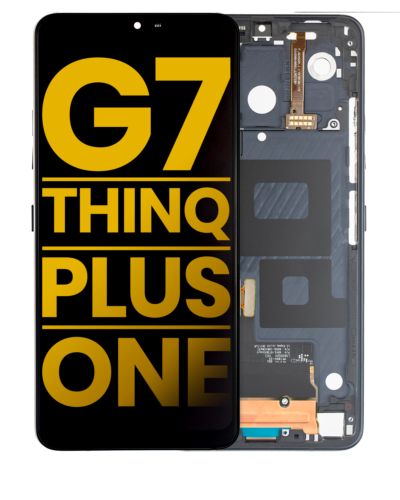 Écran LCD complet avec cadre pour LG G7 ThinQ / G7 Plus / G7 One (reconditionné) (noir) – Image 12