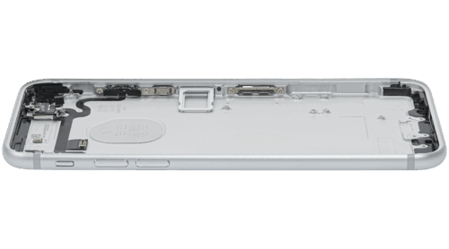Back Housing W/ Small Components Pre-Installed For iPhone 7 (Used OEM Pull: Grade A) (Silver) – Image 9