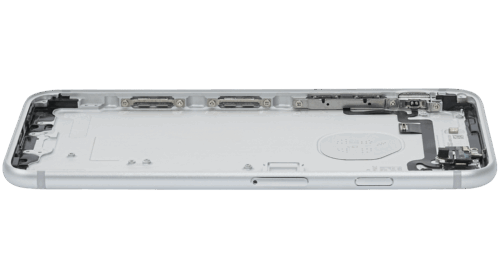 Back Housing W/ Small Components Pre-Installed For iPhone 7 (Used OEM Pull: Grade A) (Silver) – Image 10