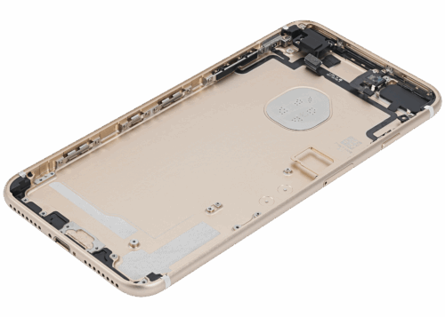 Coque arrière avec petits composants préinstallés pour iPhone 7 Plus (Pièce d'origine d'occasion: Grade A) (Or) – Image 6