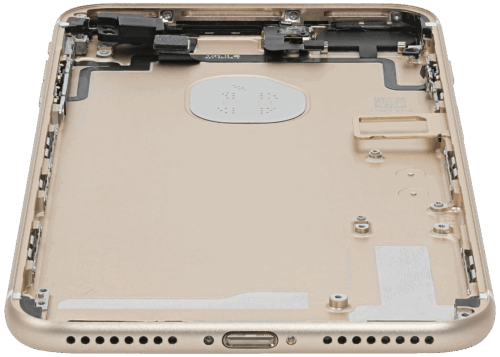 Coque arrière avec petits composants préinstallés pour iPhone 7 Plus (Pièce d'origine d'occasion: Grade A) (Or) – Image 7