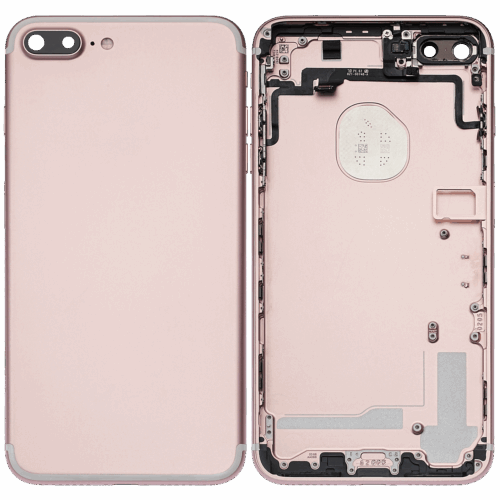 Coque arrière avec petits composants préinstallés pour iPhone 7 Plus (Pièce d'origine d'occasion: Grade A) (Or rose) – Image 2