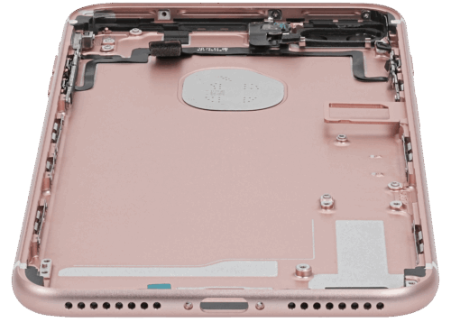 Coque arrière avec petits composants préinstallés pour iPhone 7 Plus (Pièce d'origine d'occasion: Grade A) (Or rose) – Image 8