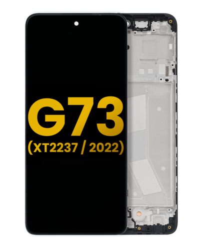 LCD Assembly With Frame For Motorola Moto G73 (XT2237 / 2022) (Refurbished) (All Colors)