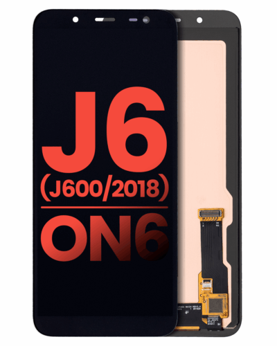 Écran OLED sans cadre pour Samsung Galaxy J6 / On6 (J600 / 2018) (Pièce de rechange Plus) (Noir) – Image 3