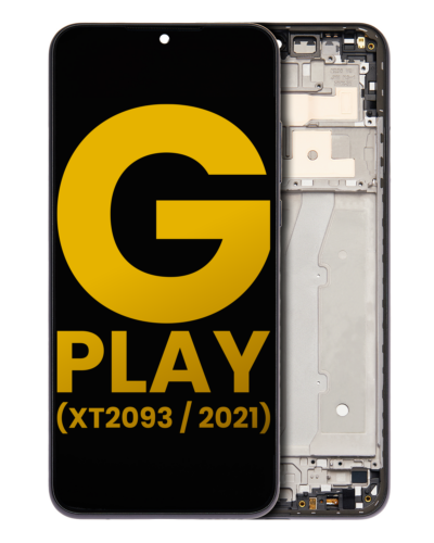 LCD Assembly With Frame For Motorola Moto G Play (XT2093 / 2021) (Refurbished) (Flash Gray) – Image 11