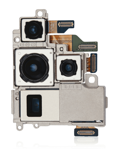 Caméra arrière bloc (Wide & Periscope & Ultra Wide & Telephoto) pour Samsung Galaxy S22 Ultra 5G (Used OEM Pull: Grade B)