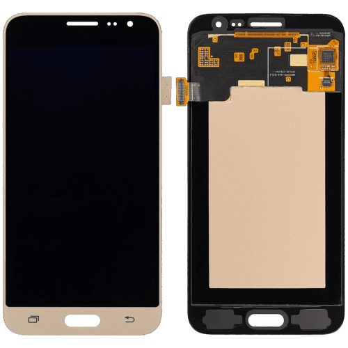 Bloc écran OLED sans cadre pour Samsung Galaxy J3 (J320 / 2016) / Sol 4G / Express Prime / Amp Prime (reconditionné) (or) – Image 3