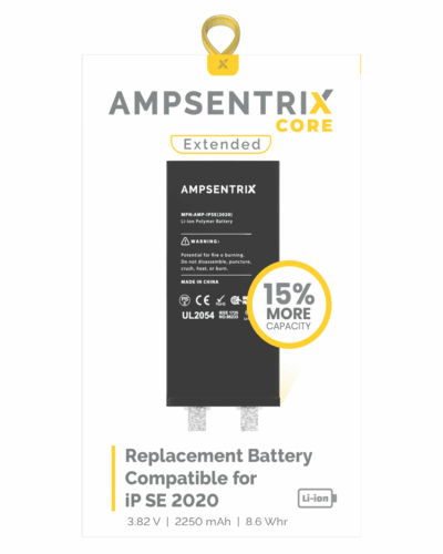 Batterie de remplacement pour iPhone SE (2020) (Soudure par points requise) (AmpSentrix Core étendu) – Image 2
