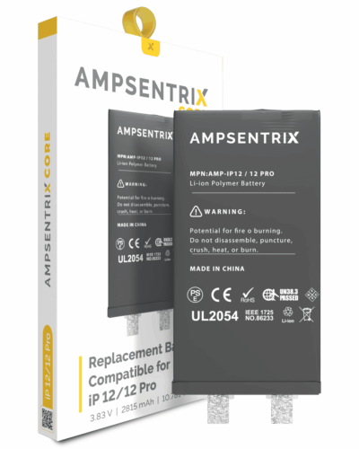Replacement Battery Core For iPhone 12 / 12 Pro (Spot Welding Required) (AmpSentrix Core) – Image 2