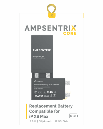 Batterie de remplacement pour iPhone XS Max (soudure par points requise) (AmpSentrix Core) – Image 2