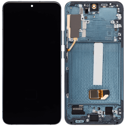 Écran OLED avec cadre pour Samsung Galaxy S22 Plus 5G (versions US et internationale) (compatible qualité supérieure) (vert) – Image 2