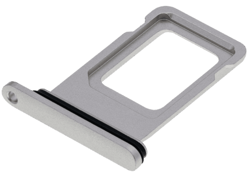 Tiroir pour carte SIM unique pour iPhone 11 (blanc) – Image 4