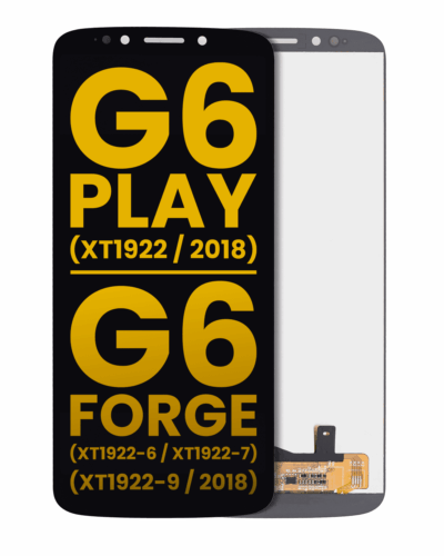 Écran LCD sans cadre pour Motorola Moto G6 Play (XT1922 / 2018) / G6 Forge (XT1922-6 / XT1922-7 / XT1922-9 / 2018) (Version US) (Remis à neuf) (Noir)