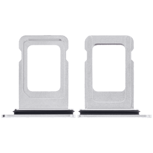 Tiroir pour carte SIM unique pour iPhone 11 Pro / 11 Pro Max (Argent) – Image 2