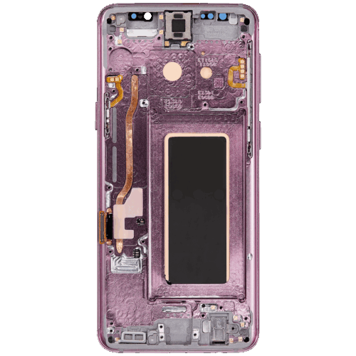 Bloc écran OLED avec cadre pour Samsung Galaxy S9 (reconditionné) (Lilac Purple) – Image 4