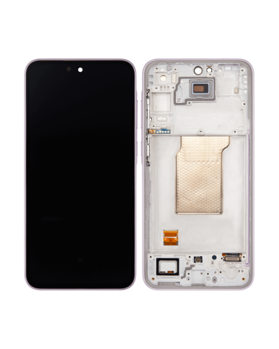 Bloc écran OLED avec cadre pour Samsung Galaxy A35 5G (A356 / 2024) (reconditionné) (Lilac) – Image 2