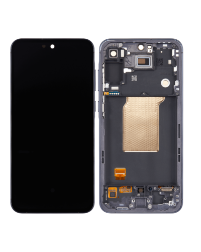 Bloc écran OLED avec cadre pour Samsung Galaxy A55 (A556 / 2024) (reconditionné) (Navy) – Image 3