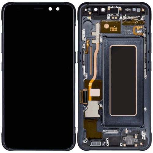 Écran OLED avec cadre pour Samsung Galaxy S8 Active (reconditionné) (Gris Météore) – Image 2