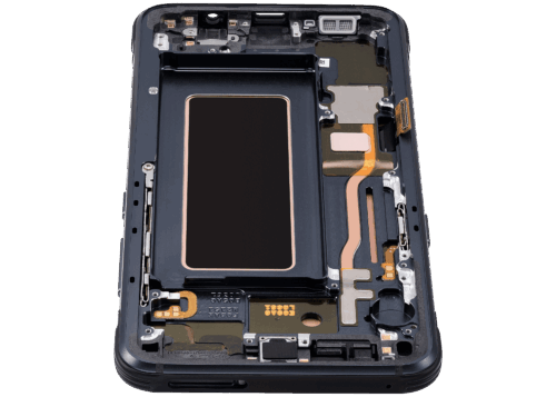 Écran OLED avec cadre pour Samsung Galaxy S8 Active (reconditionné) (Gris Météore) – Image 8