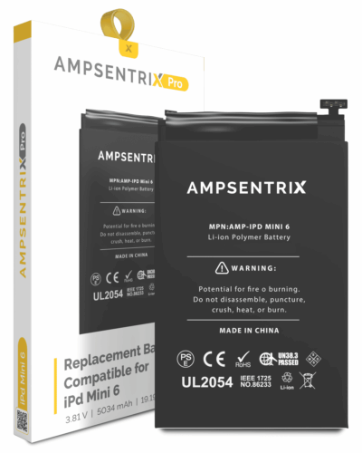 Replacement Battery For iPad Mini 6 / iPad Mini 7 (AmpSentrix Pro)