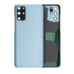 Cache arrière verre avec lentille de caméra pour Samsung Galaxy S20 Plus (Service Pack) (Cloud Blue)