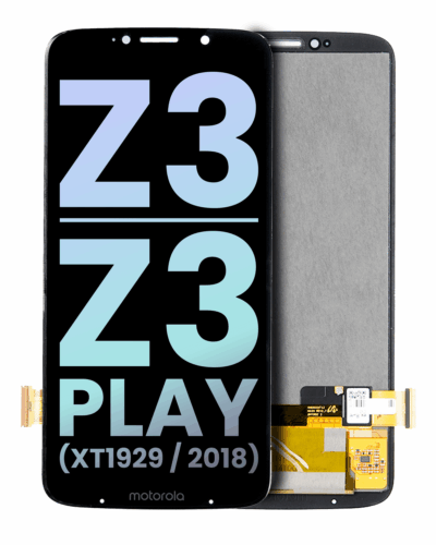 Écran LCD sans cadre pour Motorola Moto Z3 / Moto Z3 Play (XT1929 / 2018) (Pièce d'origine constructeur) (Noir) – Image 7