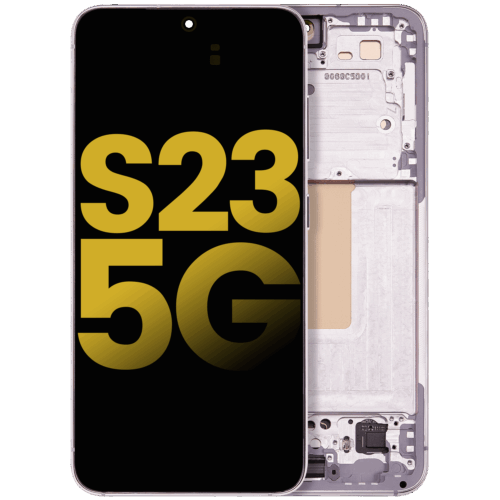 OLED Assembly With Frame For Samsung Galaxy S23 5G (US & International) (Refurbished) (Pink / Lavender) – Image 12