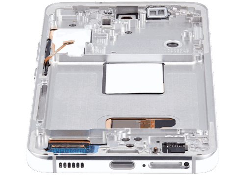 Écran OLED avec cadre pour Samsung Galaxy S22 5G (versions US et internationale) (reconditionné) (blanc) – Image 8