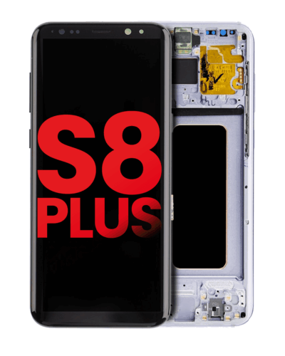 Écran OLED avec cadre pour Samsung Galaxy S8 Plus (version de rechange) (gris orchidée)