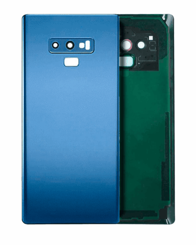Coque arrière en verre avec objectif pour appareil photo pour Samsung Galaxy Note 9 (sans logo) (Adaptable) (Bleu océan) – Image 6