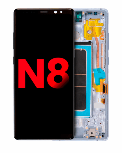 OLED Assembly With Frame For Samsung Galaxy Note 8 (Aftermarket Plus) (Orchid Gray) – Image 7