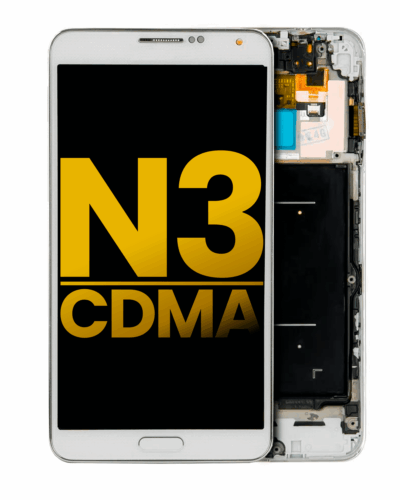 Écran OLED avec cadre pour Samsung Galaxy Note 3 (reconditionné) (Verizon / Sprint) (blanc) – Image 4