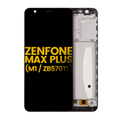 LCD Assembly With Frame For Asus Zenfone Max Plus (M1) ZB570TL (Refurbished) (All Colors)