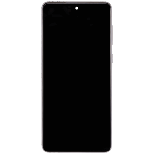 Écran OLED avec cadre pour Samsung Galaxy A73 (A735 / 2022) (Remis à neuf) (Blanc) – Image 4