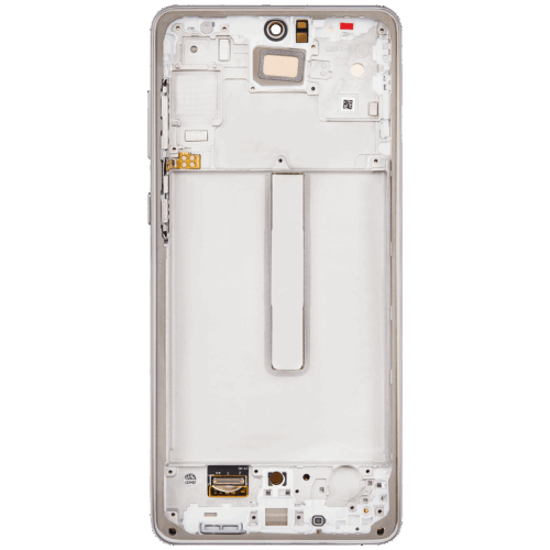 Écran OLED avec cadre pour Samsung Galaxy A73 (A735 / 2022) (Remis à neuf) (Blanc) – Image 5