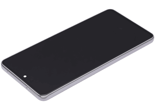 Écran OLED avec cadre pour Samsung Galaxy A73 (A735 / 2022) (Remis à neuf) (Blanc) – Image 6
