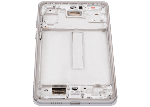Écran OLED avec cadre pour Samsung Galaxy A73 (A735 / 2022) (Remis à neuf) (Blanc) – Image 8