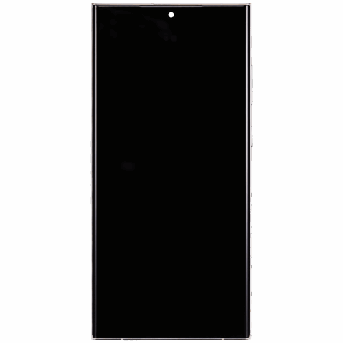 Écran OLED avec cadre pour Samsung Galaxy S23 Ultra (États-Unis et international) (Remis à neuf) (Crème) – Image 4
