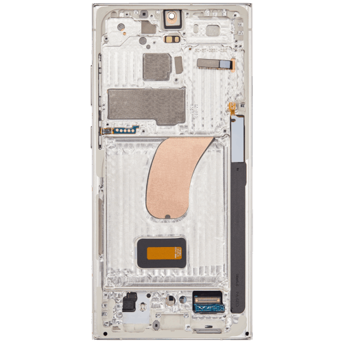 Écran OLED avec cadre pour Samsung Galaxy S23 Ultra (États-Unis et international) (Remis à neuf) (Crème) – Image 5