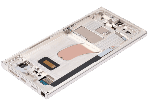 Écran OLED avec cadre pour Samsung Galaxy S23 Ultra (États-Unis et international) (Remis à neuf) (Crème) – Image 7